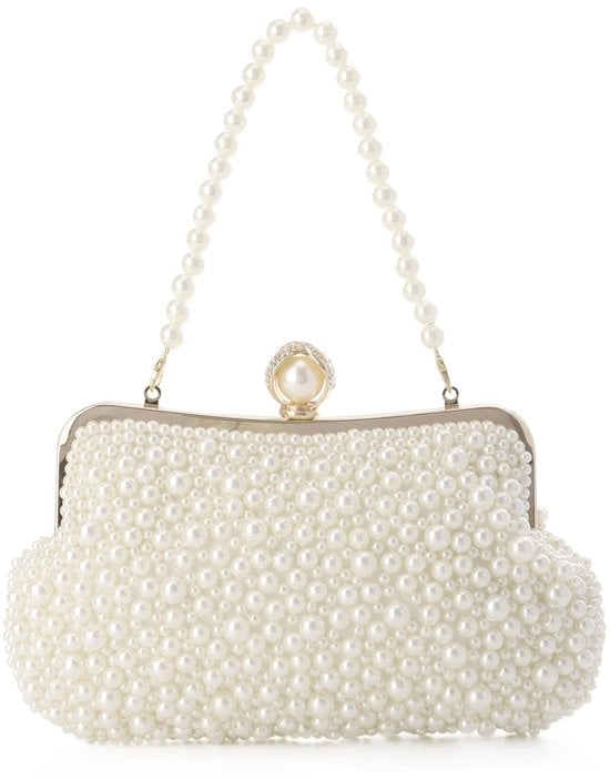 Borse a Mano per Donna Clutch per Matrimonio con Pizzo di Cristallo e Pailletti per una Clutch da Sera Scintillante e Borsa di Nozze per la Sposa