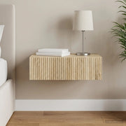 Tavolino da Parete Laterale Rovere Sonoma 59 x 34,5 x 17 cm 898487