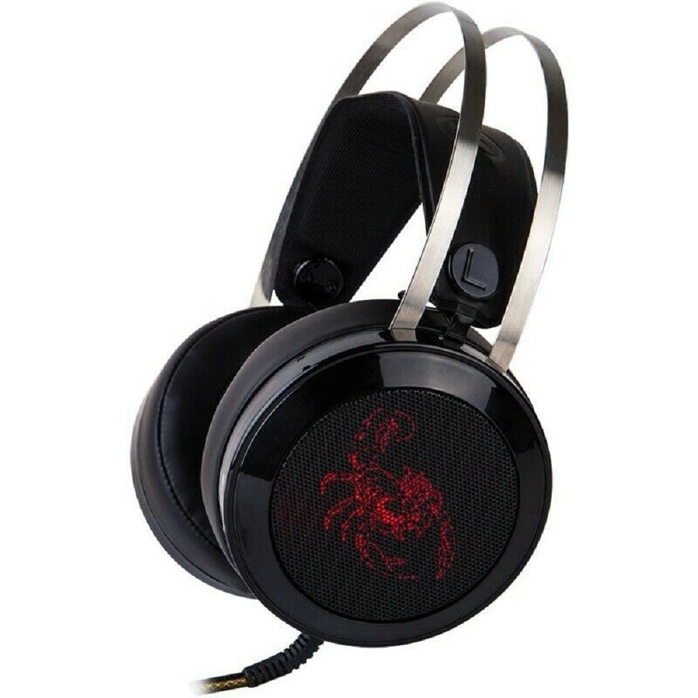 Trade Shop - Marvo Hg9019 Cuffie Gaming Scorpion Usb Auricolare Con Microfono Pc Ps4 Xbox Cuffia -