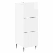 Mobile con Cassetti Bianco Lucido 33 x 34,5 x 92 cm 894389