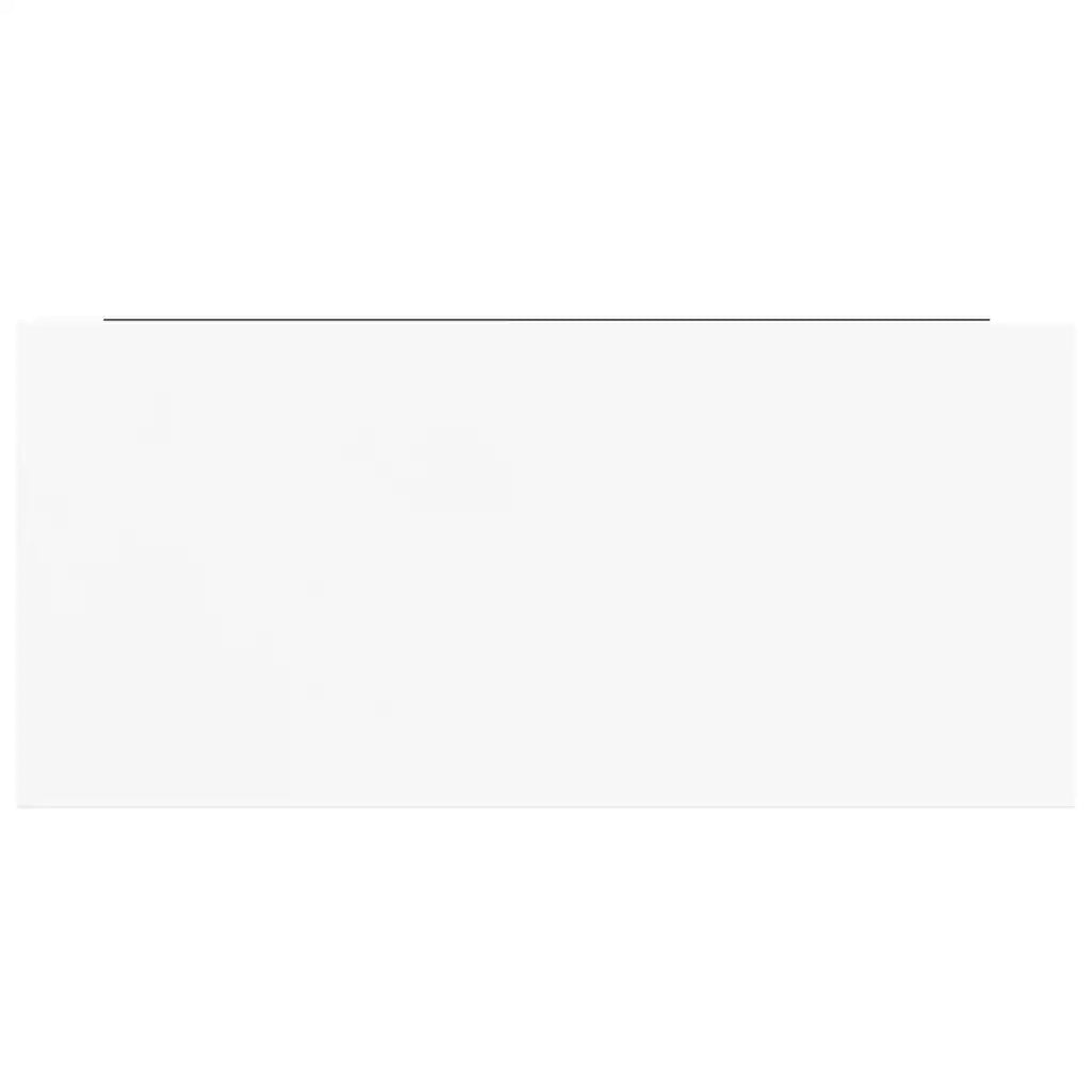 Scaffali a Parete 4 pz Bianco Lucido 50x23x3,8 cm in MDF 323747