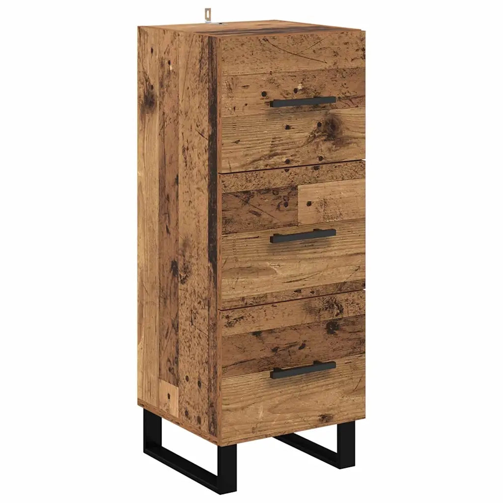 Credenza Legno vecchio 34,5 x 34 x 180 cm Legno multistrato