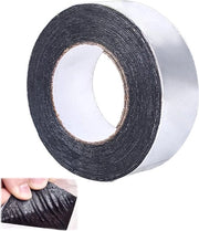 Tape bituminoso autoforato nero 50 mm x 10 m - impermeabile nastro di riparazione - fuori uso - adesivo forte - resistente all'usura - per giunti finestre tegoli di metallo tegoli di vernice