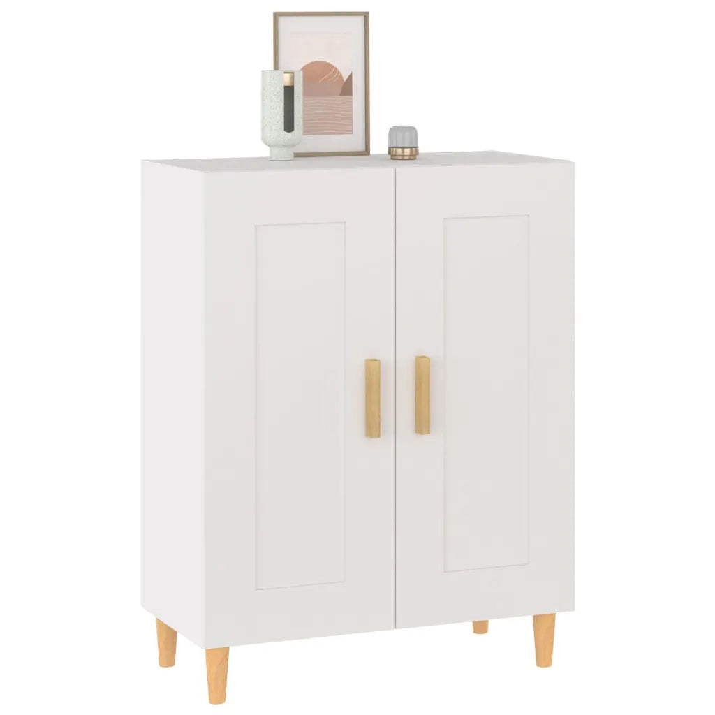 Credenza Bianca 69,5x34x90 cm in Legno Multistrato 812132