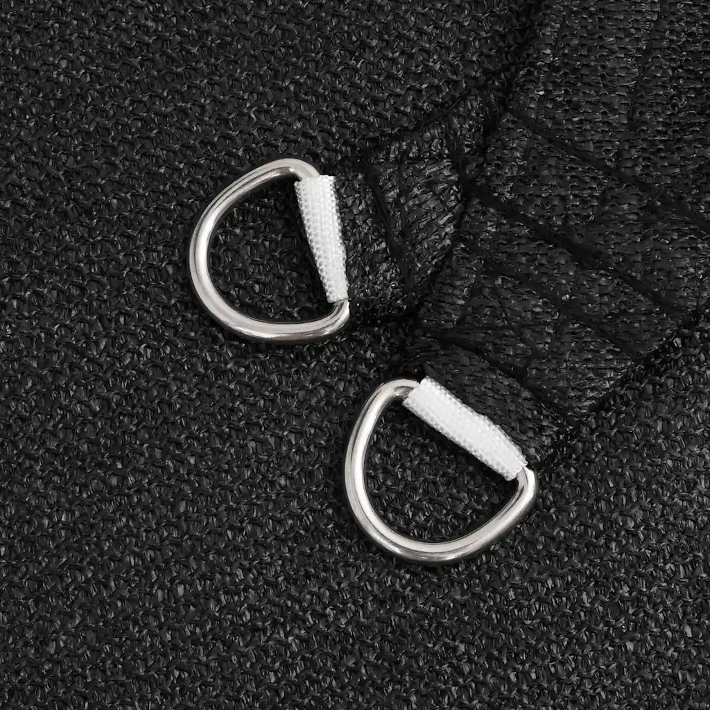 Vela Parasole 160 g/mÂ² Trapezio Nero 4/5x4 m in HDPE