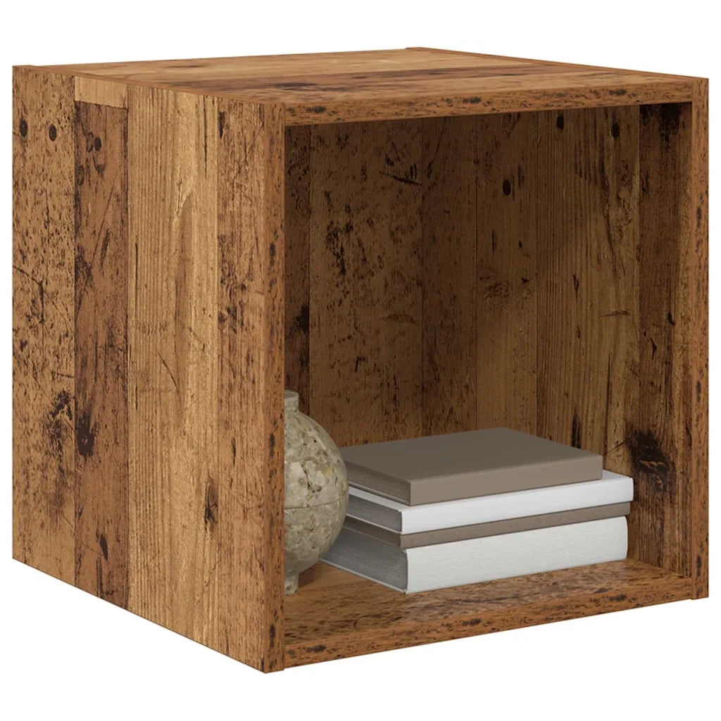 vidaXL Armadietto a muro Legno vecchio 37 x 37 x 37 cm