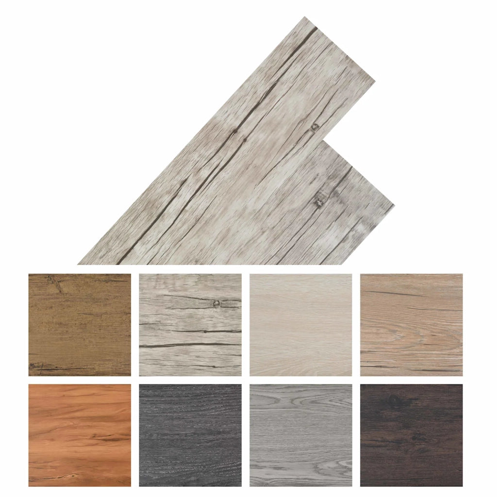Plance per Pavimenti in PVC Autoadesive 30,5 x 61 cm 28 pz PVC CFW4372007