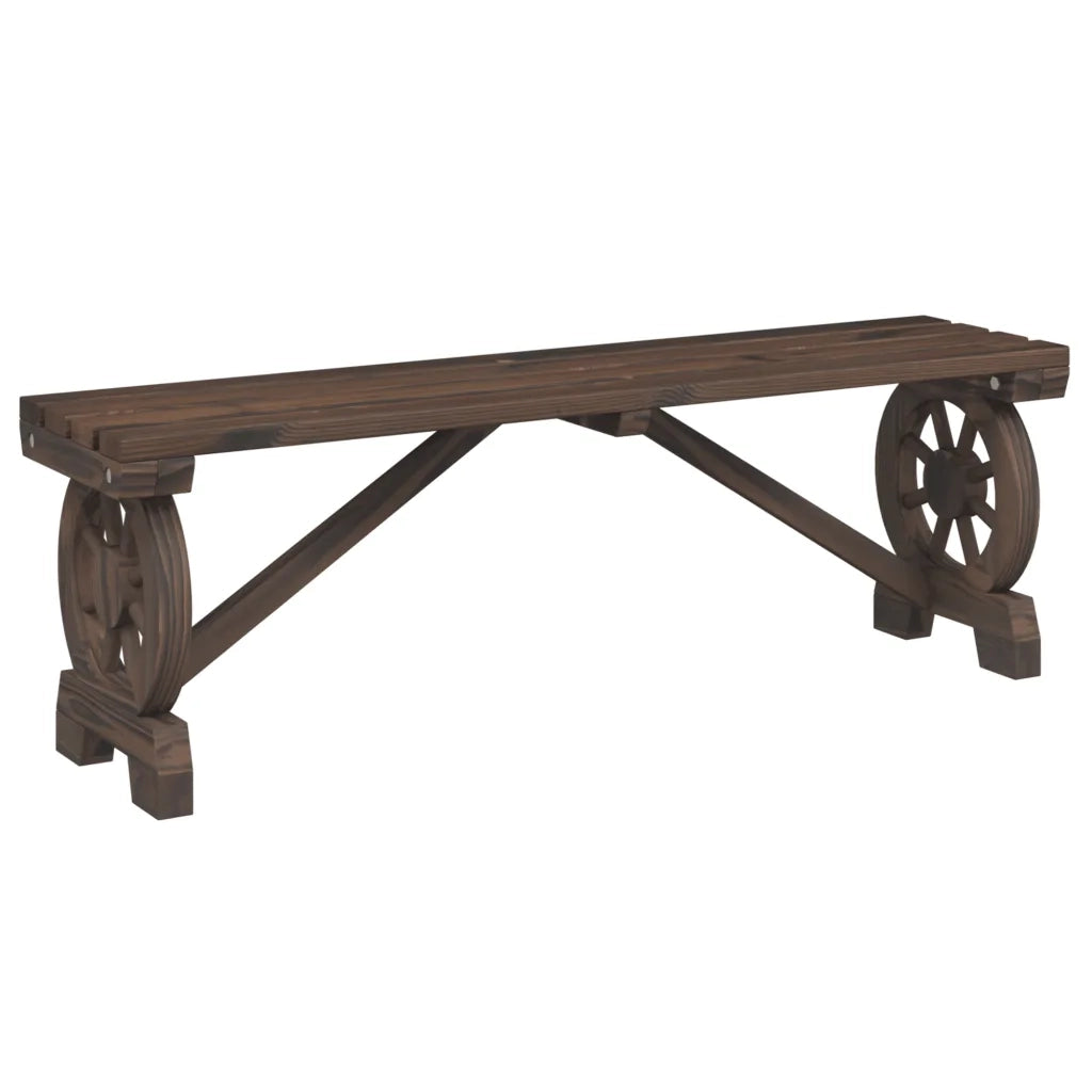 Panca da Corridoio-Sgabello-Panca da esterno 115 cm in Legno Massello di Abete 577862