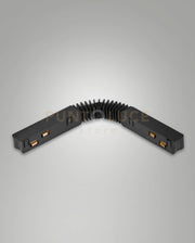 GIUNTO ELETTRICO FLESSIBILE PER SISTEMA BINARIO TRACK 48V NERO