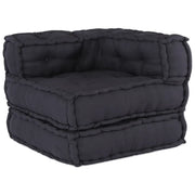 Divano | Divano da soggiorno | Sofa Componibile Antracite 70x70x54 in Tessuto