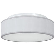 Lampada da soffitto Grigio 38 x 38 x 13,5 cm Tessuto CFW7076763