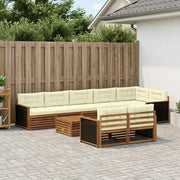Set di divani da esterno con cuscino 9 pcs