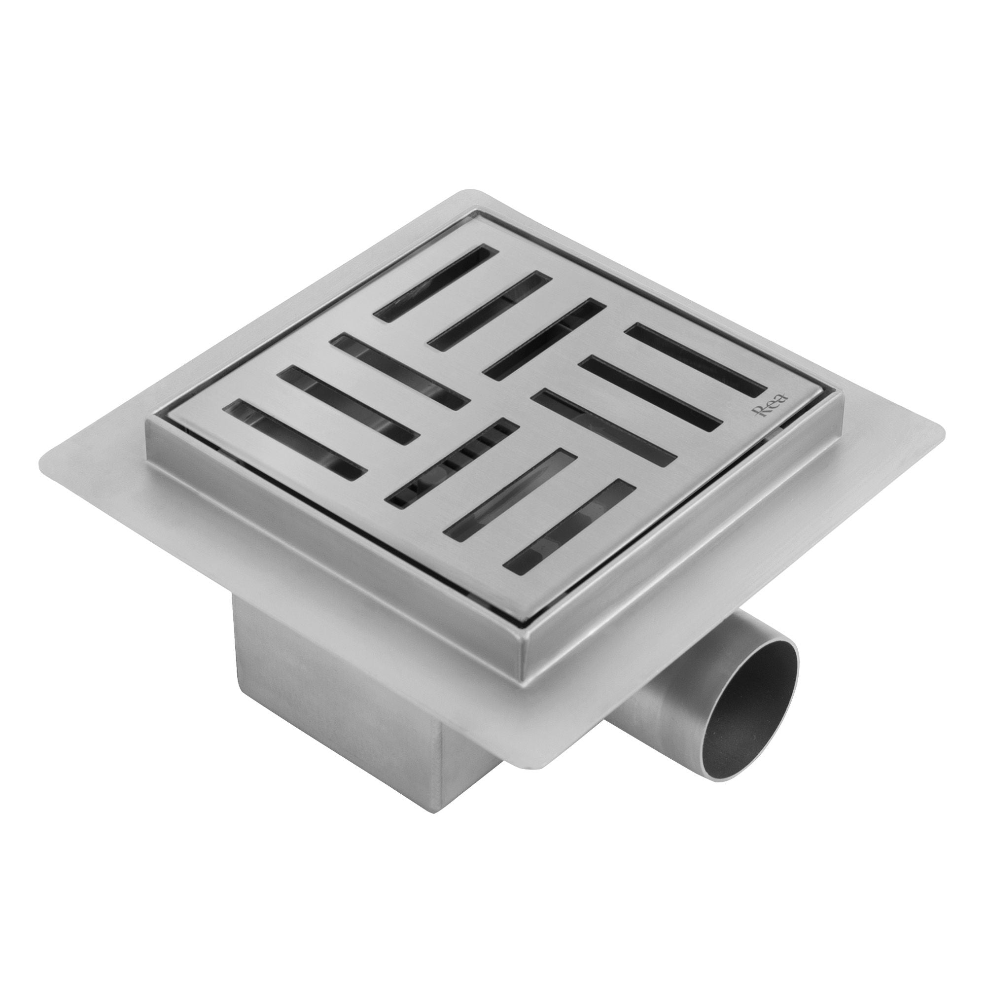 Scarico Lineare Rea Cross Nickel Brush 12x12