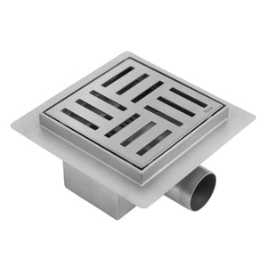 Scarico Lineare Rea Cross Nickel Brush 12x12