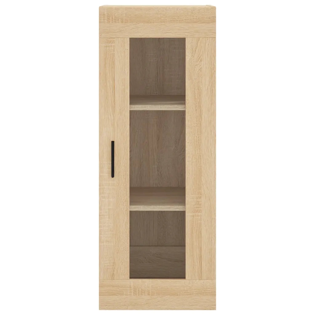 Credenza | Madia | Buffet da pranzo | Armadio da pranzo Rovere Sonoma 34,5x34x180 cm in Legno Multistrato
