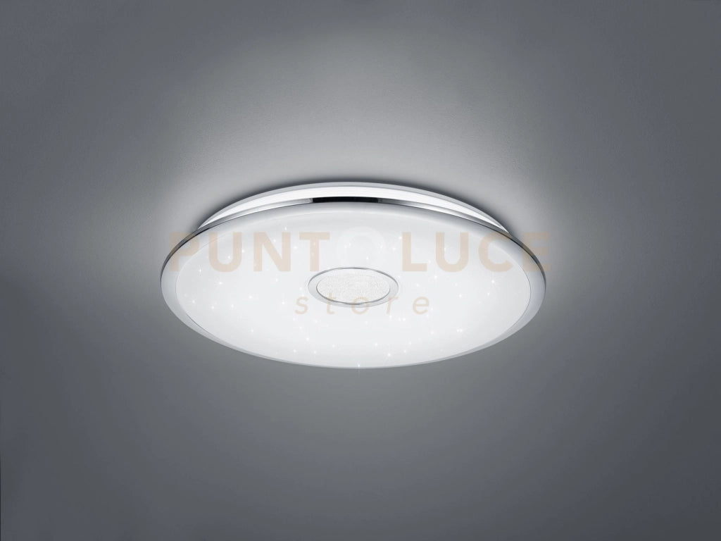OKINAWA PLAFONIERA LED ROTONDA EFFETTO CIELO STELLATO CON TELECOMANDO DA 3.000K A 5.500K D. 65CM