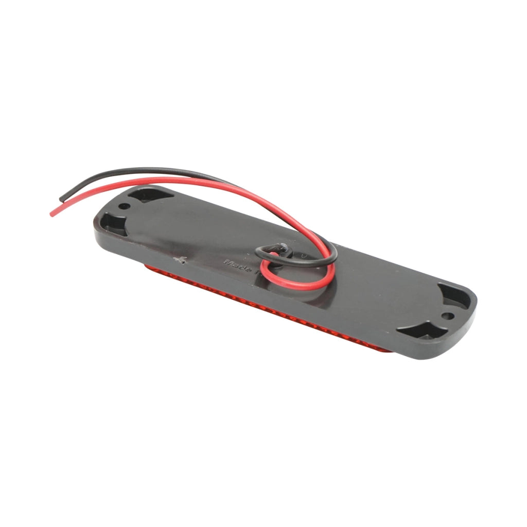 Lampada laterale stroboscopica LED gialla, 113 mm, 12V-24V, FR2172Y, Breckner Germany