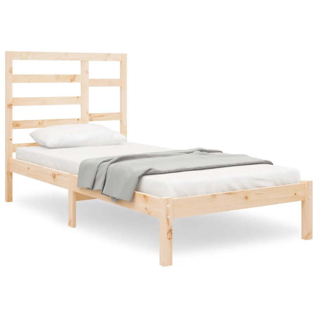 Giroletto-Struttura Letto in Legno Massello 75x190 cm Small Single 500069