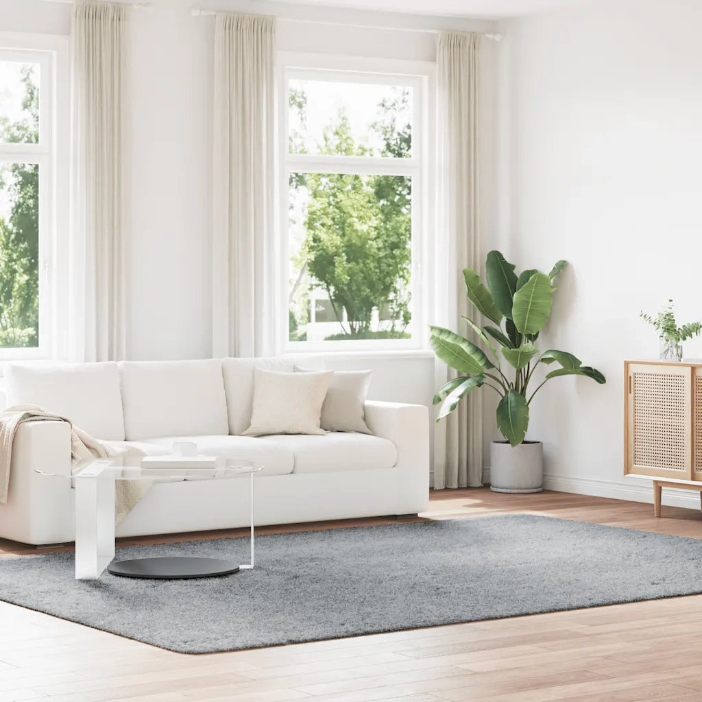 vidaXL Tappeto Shaggy a Pelo Lungo NAVARRA Grigio Chiaro 240x340 cm