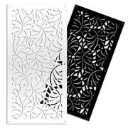 MANGROVIE - Pannello in PVC traforato - Parasole Misura: 50x150 cm, Colore: nero