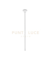 DUOLINE KIT 2 DISTANZIATORI A SOFFITTO LUNGHE BIANCHI H. 25CM PER SISTEMA BINARIO