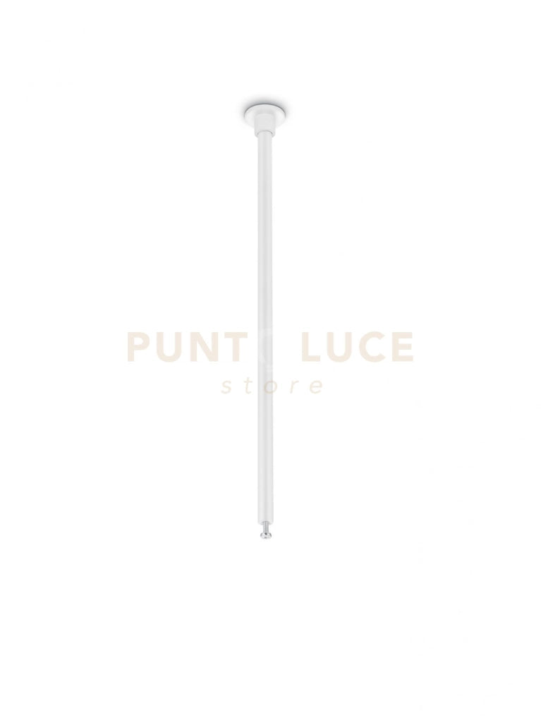 DUOLINE KIT 2 DISTANZIATORI A SOFFITTO LUNGHE BIANCHI H. 25CM PER SISTEMA BINARIO