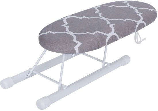 Piastra da stirare pieghevole - Portatile - Spaziale - Zoccoli antiscivolo - Coperchio rimovibile - Multifunzionale per dettagli delicati - Mini tavolo da stirare
