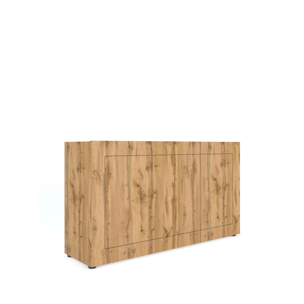 Madia 3 ante 150x40x83,5 cm Elios quercia natura