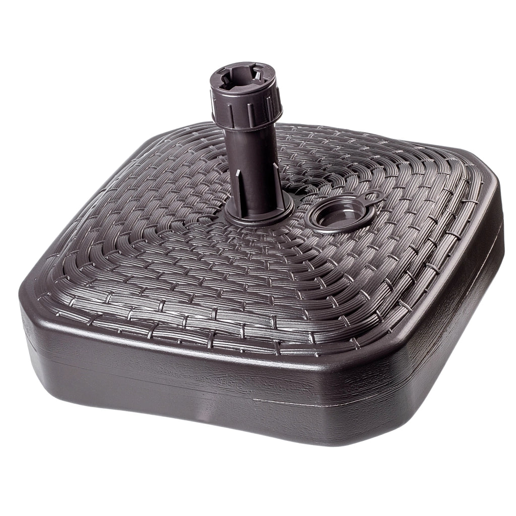 Base per ombrellone KADAX, supporto per ombrellone da giardino, quadrato, 39 cm, peso