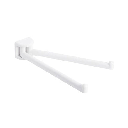 PORTA ASCIUGAMANI CON BRACCI A SNODO  SERIE LINEA- Bianco- METAF- pezzi 1