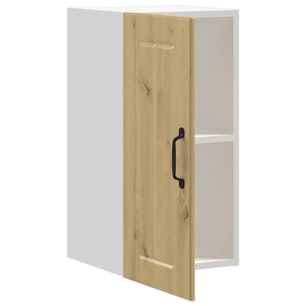 Pensile da Cucina Lucca Rovere Artigianale in Legno Multistrato 853786