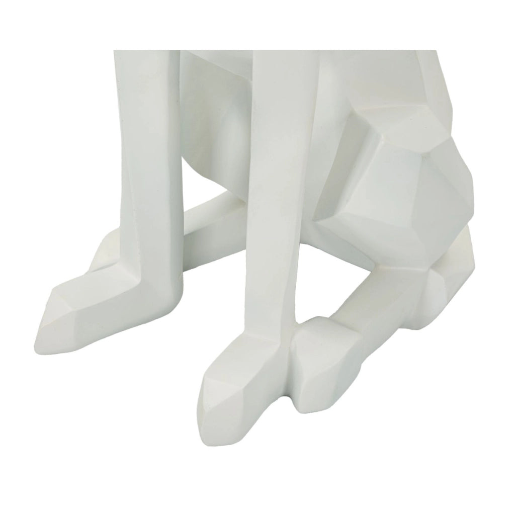 Vassoio Cane 16, Bianco, Poliresina, 27x51x74 cm