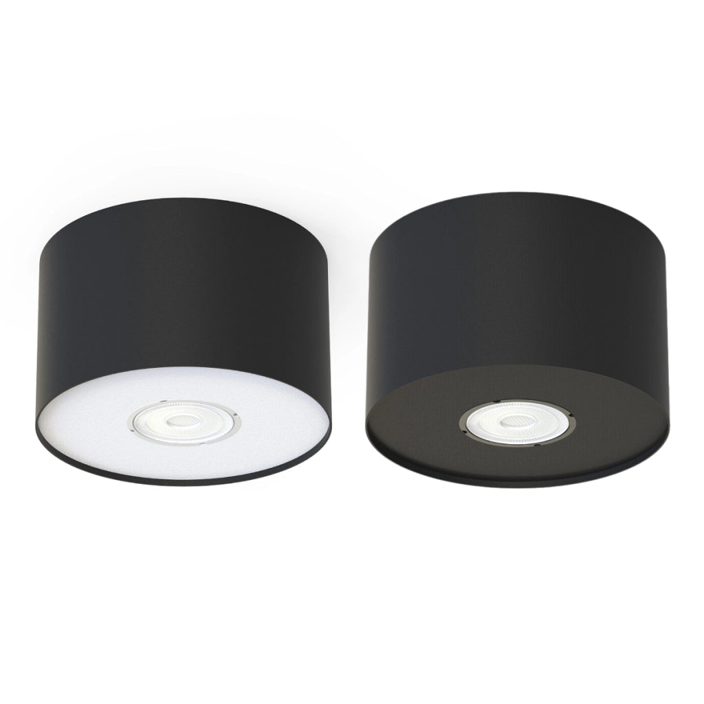 Spot soffitto Nowodvorski Point nero/bianco acciaio GU10