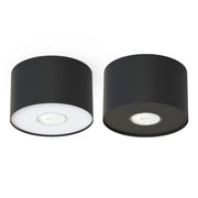 Spot soffitto Nowodvorski Point nero/bianco acciaio GU10