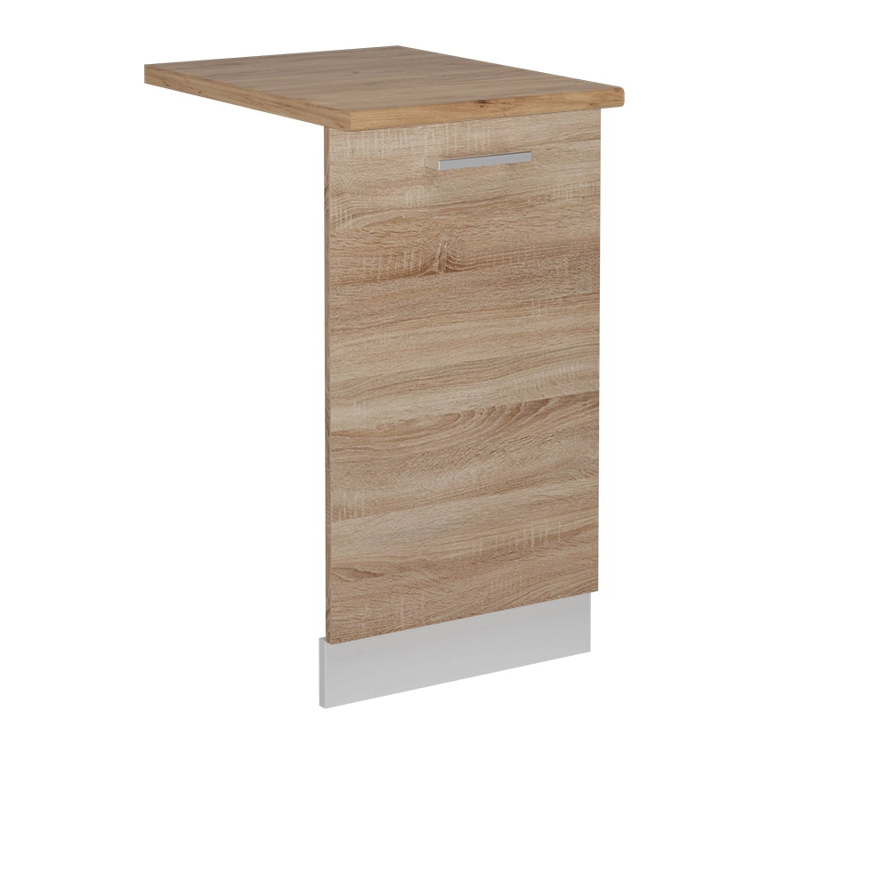 Pannello frontale della lavastoviglie R-Line Sonoma/Bianco 45 cm, PL Rovere Vicco