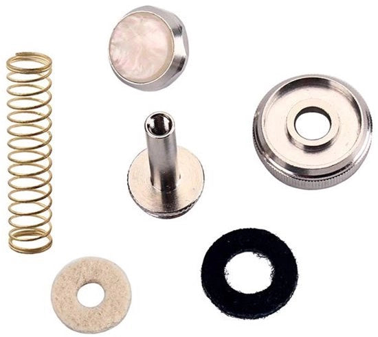 Set di riparazione per tromba da 6 pezzi - Accessori musicali - Pezzi di ricambio - Alta qualità - Facile da utilizzare - Diametro 17 mm