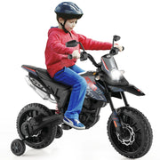 Moto elettrica per bambini 106,5 x 56 x 80 cm con musica e maggiore sicurezza design blu PP 20_0012889