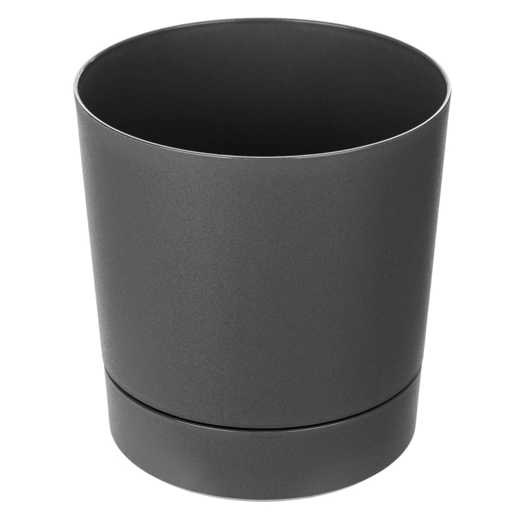 Vaso da fiori KADAX con supporto, rotondo, in plastica, 34,5 cm