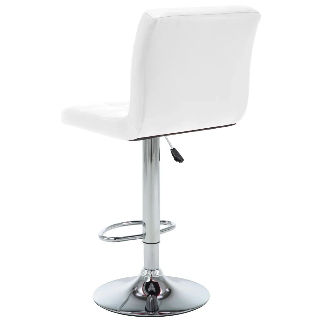 Sgabelli da Bar 2 pz Bianchi in Similpelle cod mxl 63726