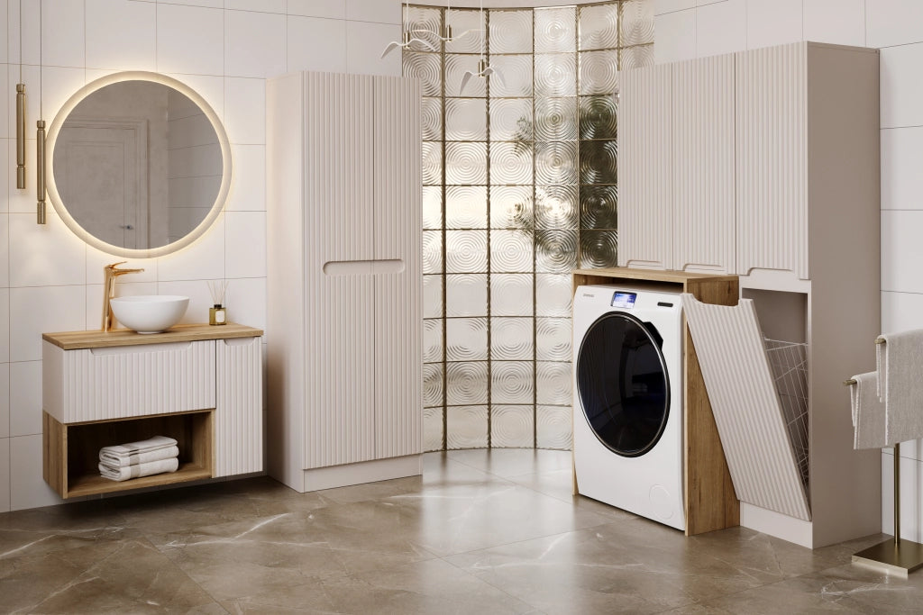 Set mobili bagno 80 cm con piano Nova Cashmere 80 cm
