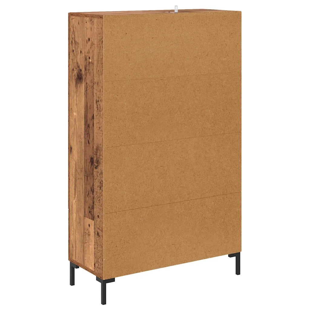 Credenza | Madia | Buffet da pranzo | Armadio da pranzo Legno vecchio 69,5 x 31 x 115 cm Legno multistrato
