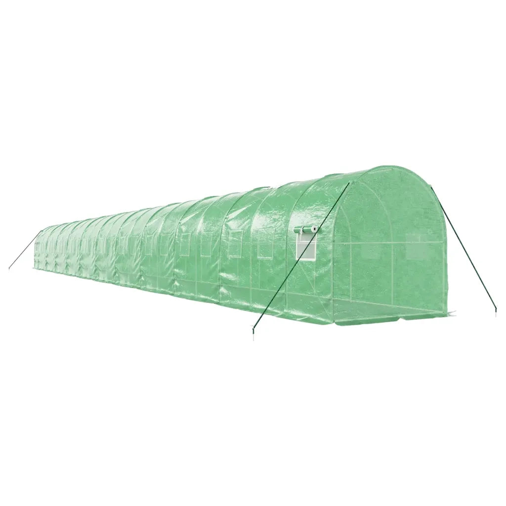 Serra con Telaio in Acciaio Verde 44 m² 22x2x2 m 3188026