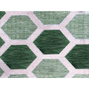 STUOIA BATIDA 160X230CM ESAGONO VERDE