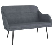 Panca Grigio Scuro 110x76x80 cm in Velluto CFW8761445