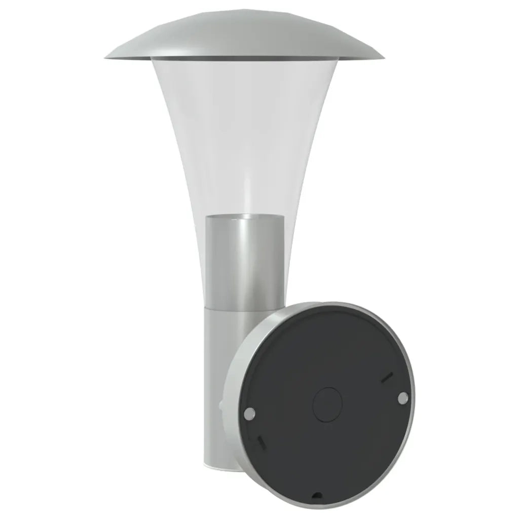 Applique per Esterno con Sensore Argento in Acciaio Inox 4006238