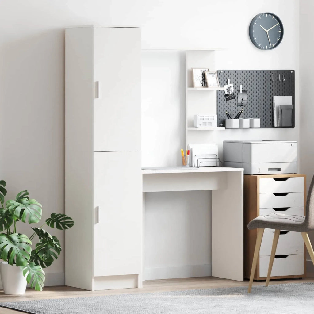 Scrivania 2 pcs Bianco 3337281