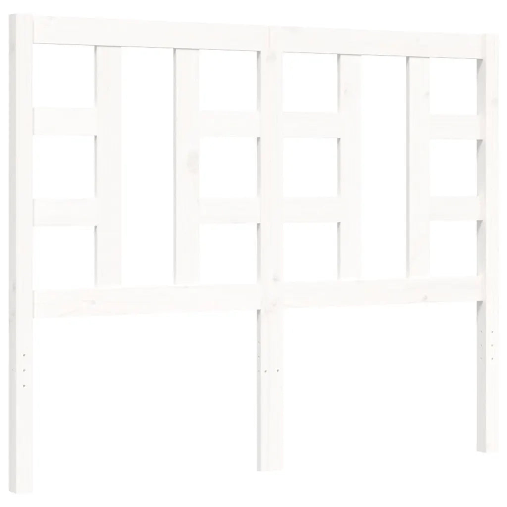 Giroletto senza Materasso-Struttura Letto Bianco 120x200 cm Legno Massello Pino 749986