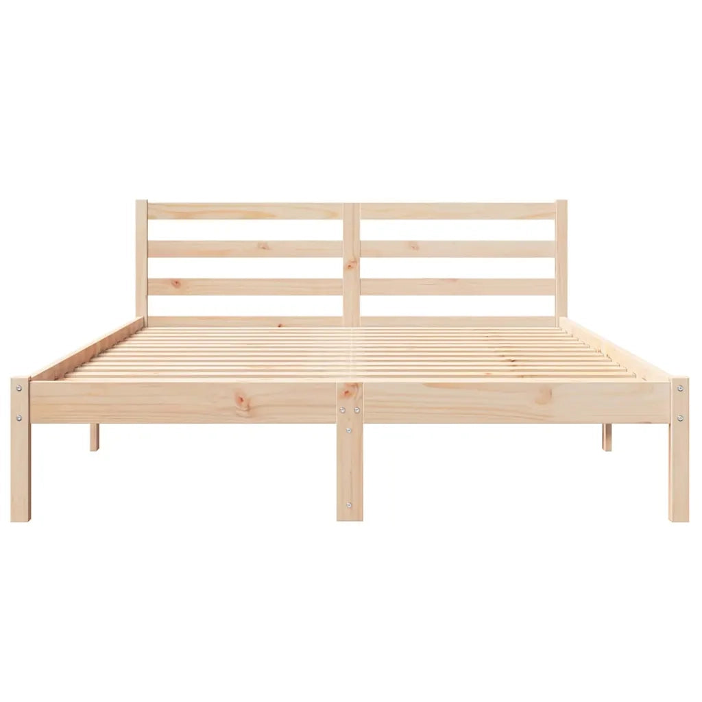 Struttura del letto Marrone 215,5 x 145,5 x 69,5 cm 869766