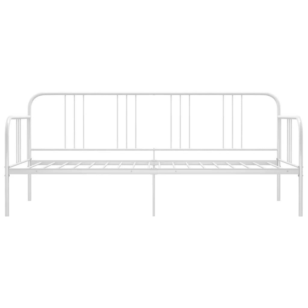 Divano Letto Bianco in Metallo 90x200 cm