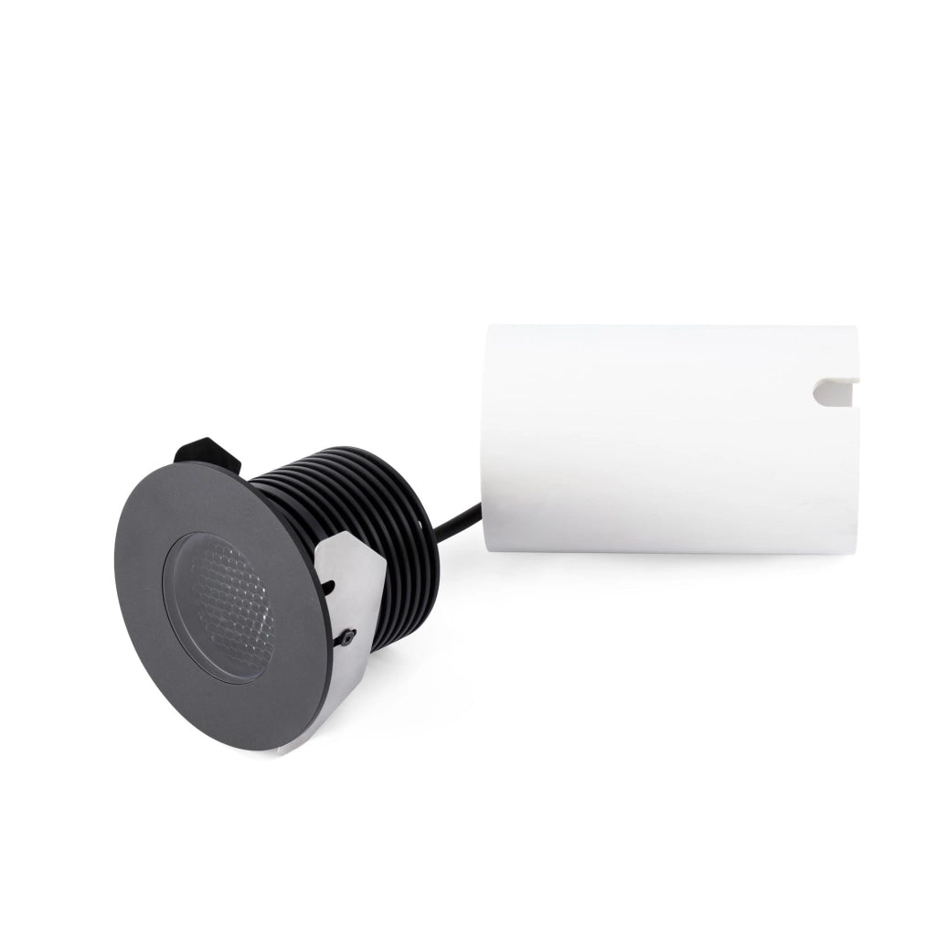 FARO BARCELONA 70736 - Grund 80 Lampada Incasso Nero 7W 2700K